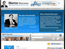 Tablet Screenshot of martinsherman.org